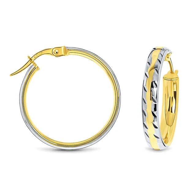 Miore Earrings Orecchini oro bicolore 14kt 585