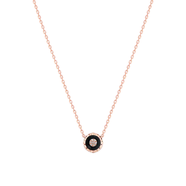 Korloff Je Play JJPP02 collana oro rosa onice diamanti