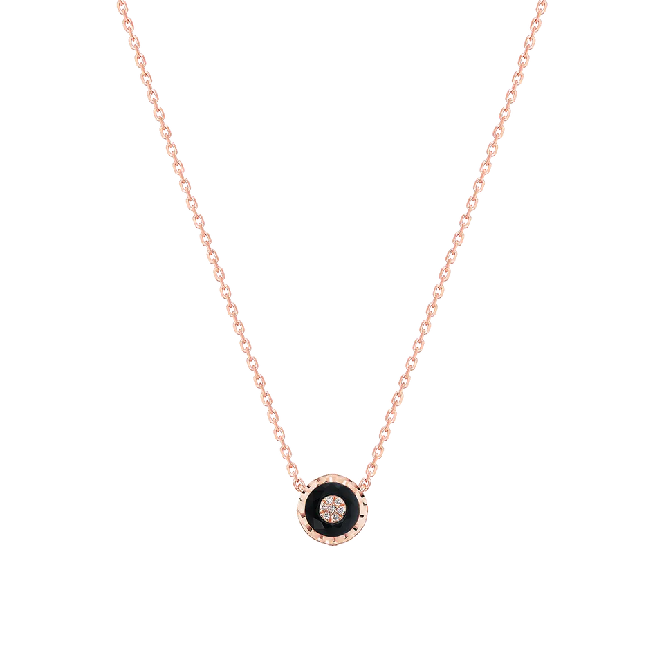 Korloff Je Play JJPP02 collana oro rosa onice diamanti