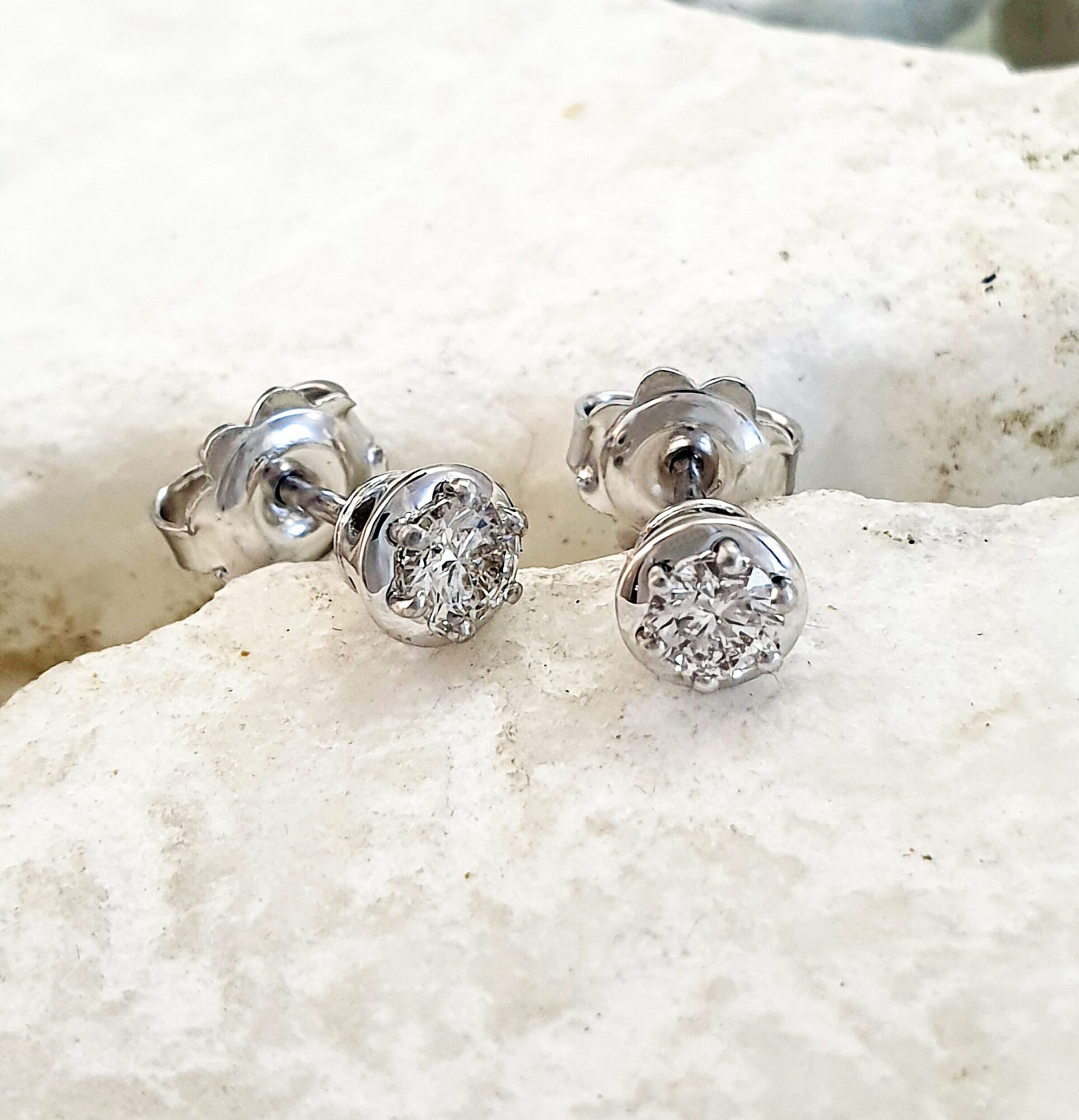 Anna Gioielli Gioielli Classici orecchini punti luce oro 0,25 ct