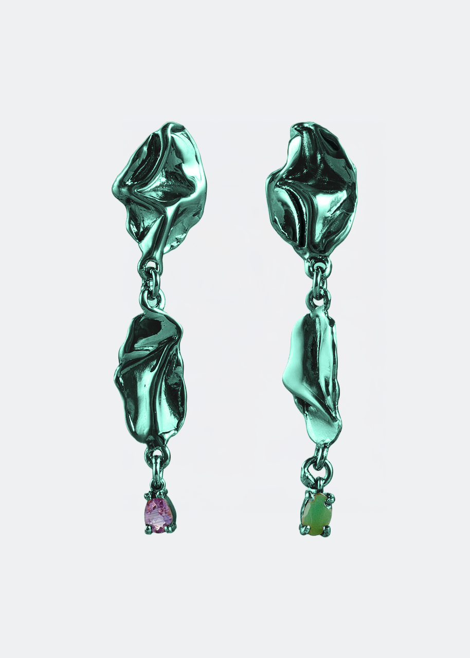 Voodoo Jewels Mini Color Acapulco orecchini bronzo viola