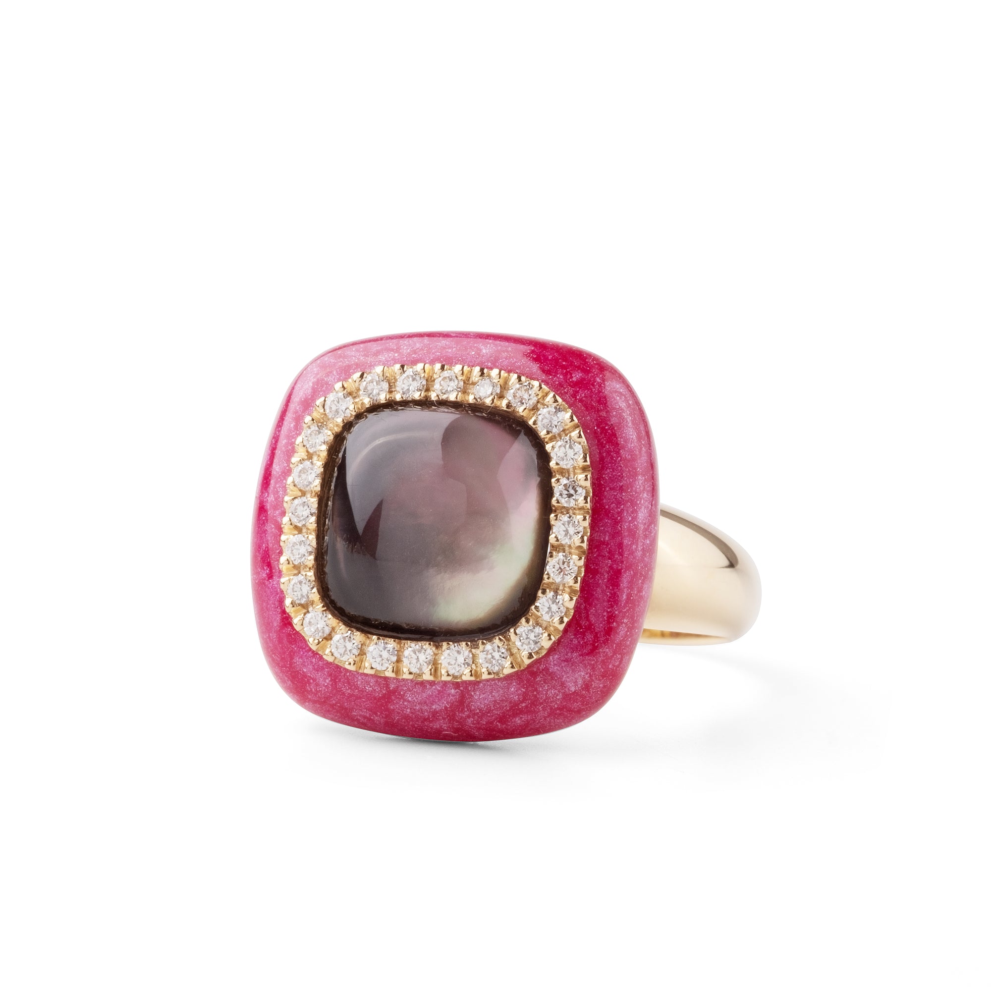 Noi Gioielli Mistica anello oro giallo 18kt madreperla 16 mm