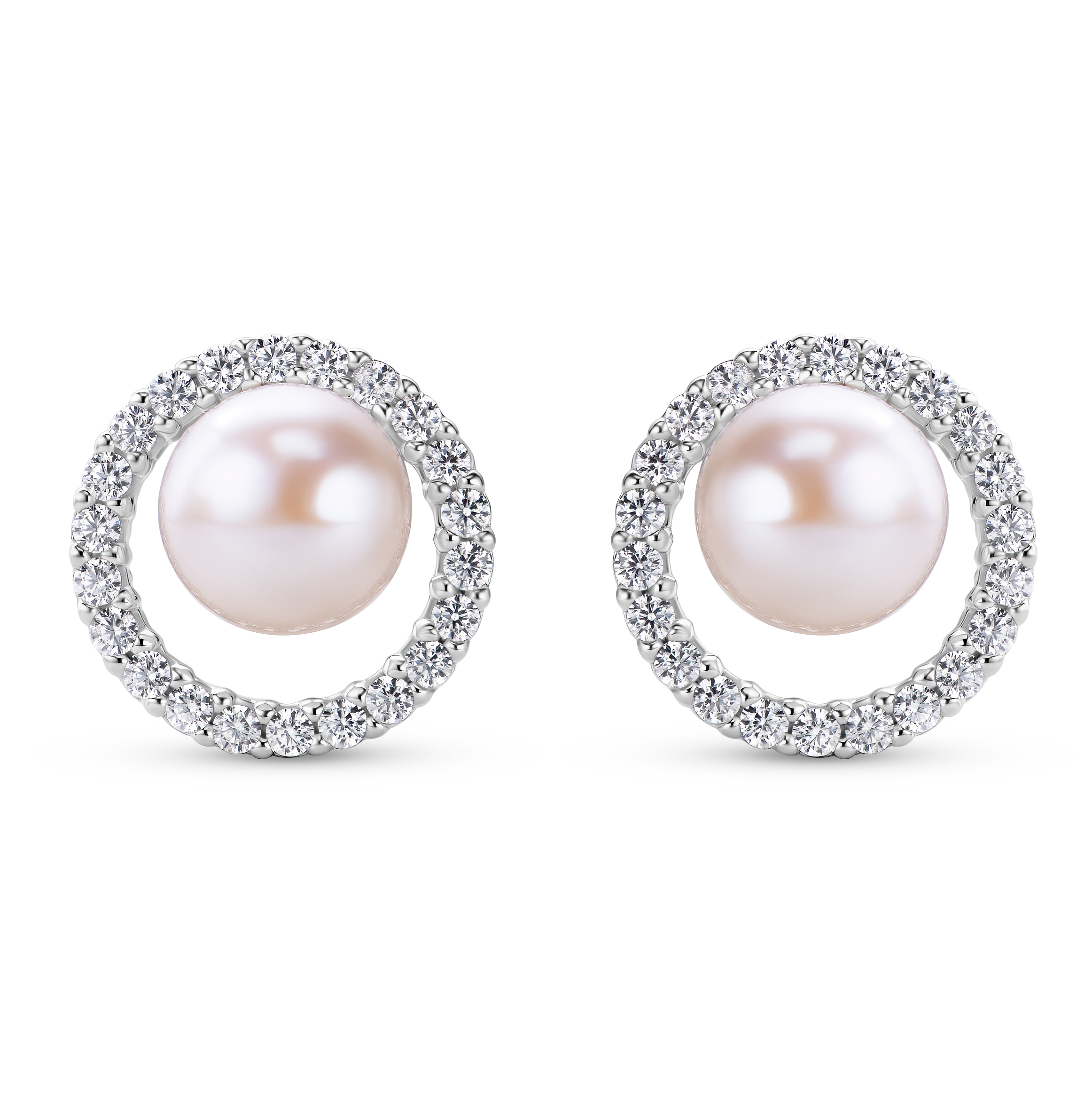 Miore Orecchini argento 925 perla e zirconia