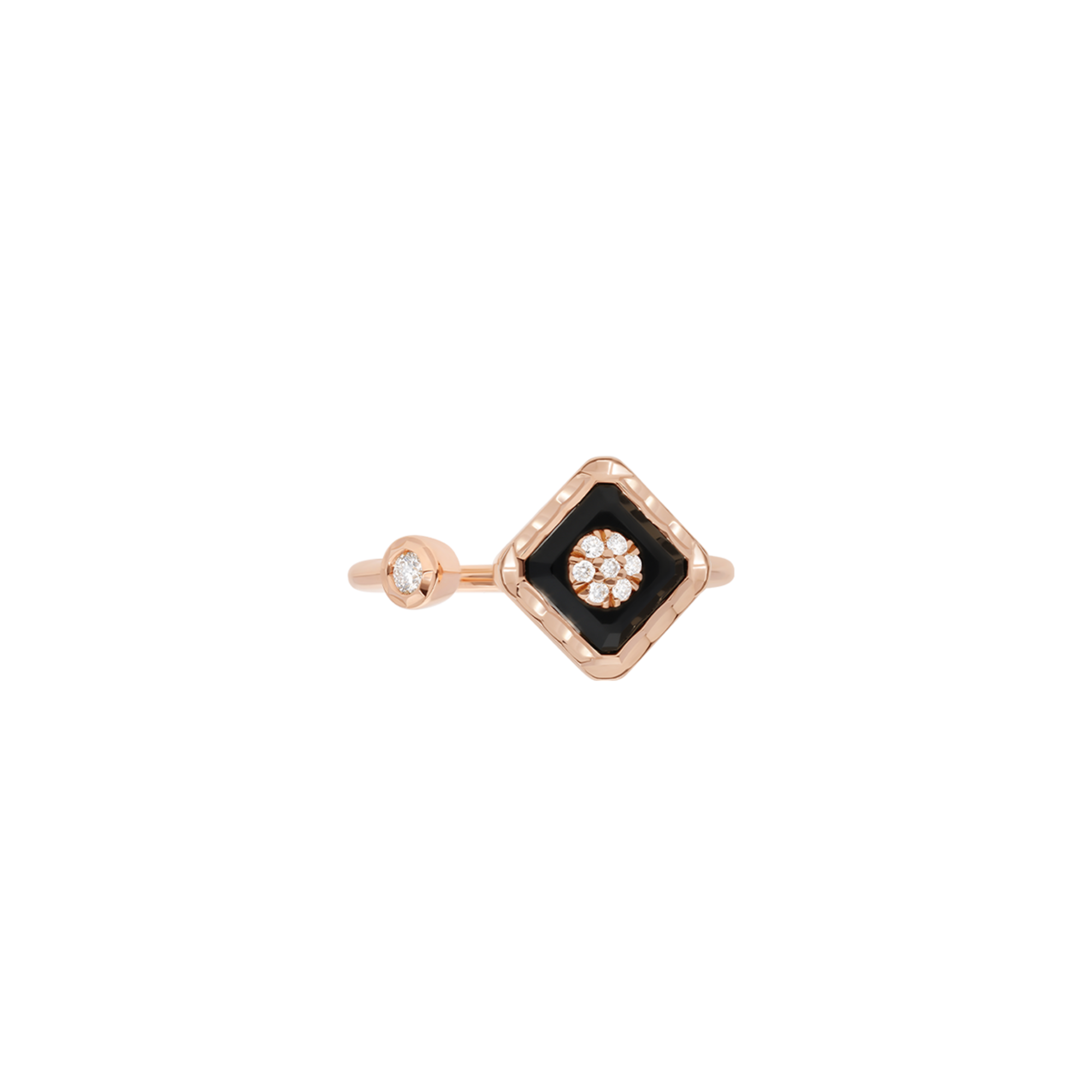 Korloff Je Play JL-JJPR03 anello oro rosa diamanti onice