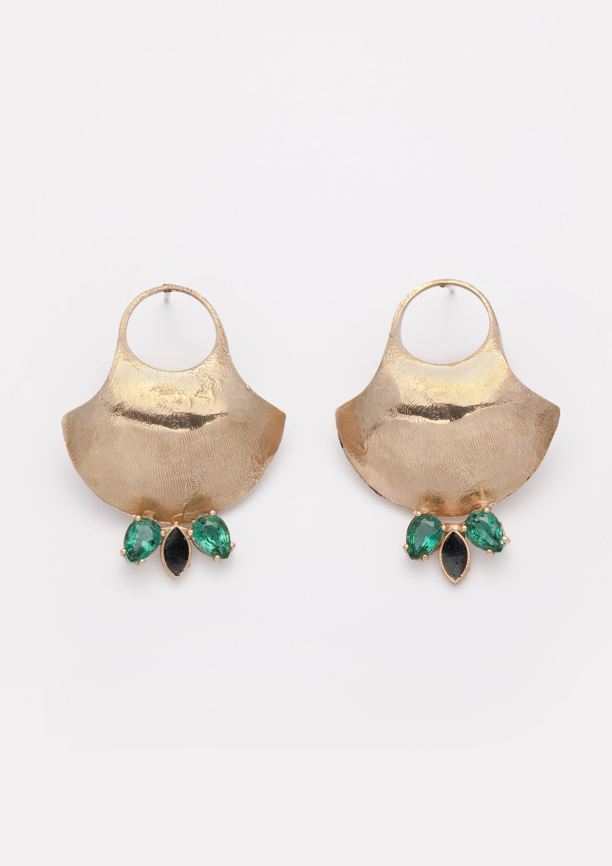 Voodoo Jewels Bold Shapes Ani orecchini bronzo glitter pietre