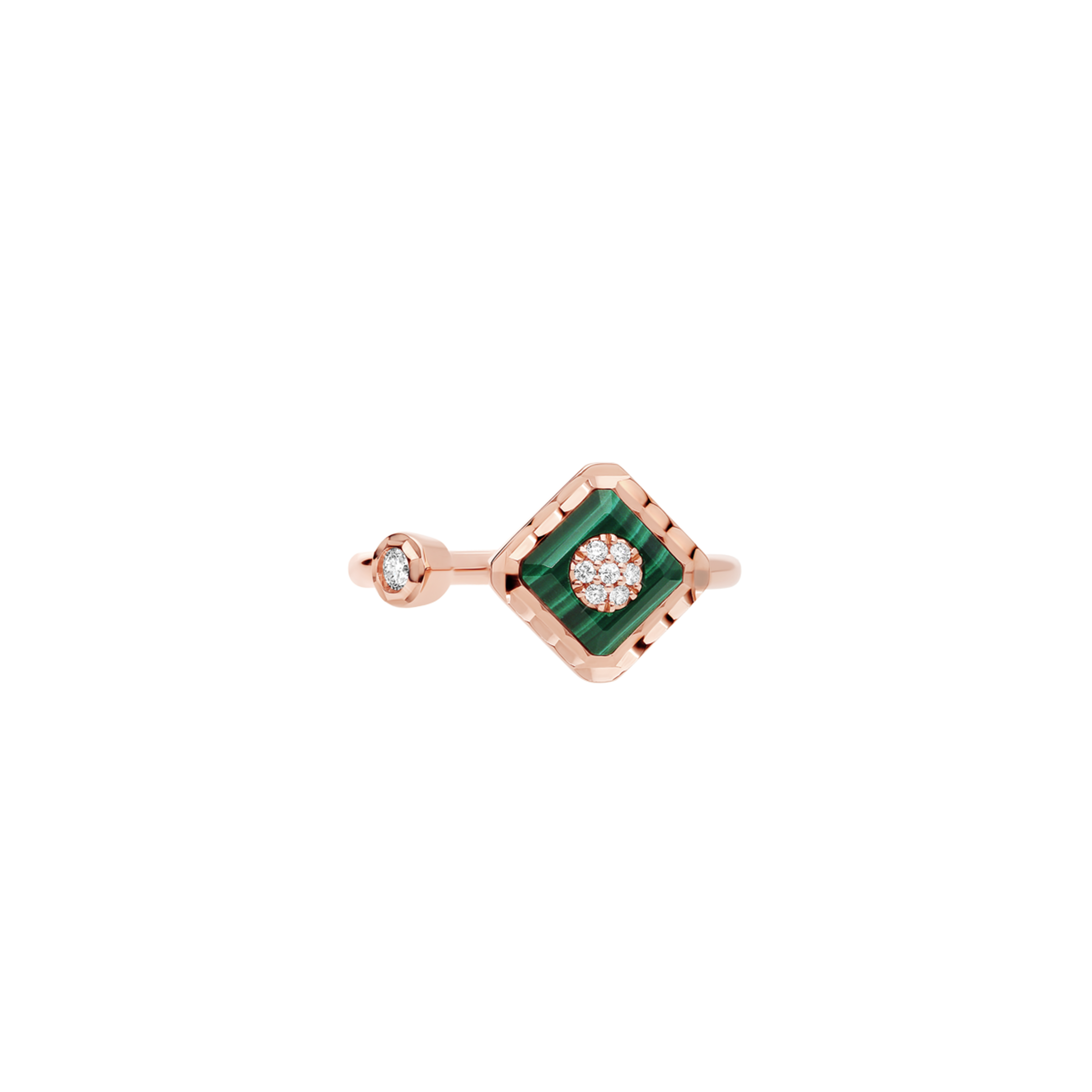 Korloff Je Play JJPR03 anello oro rosa malachite diamanti