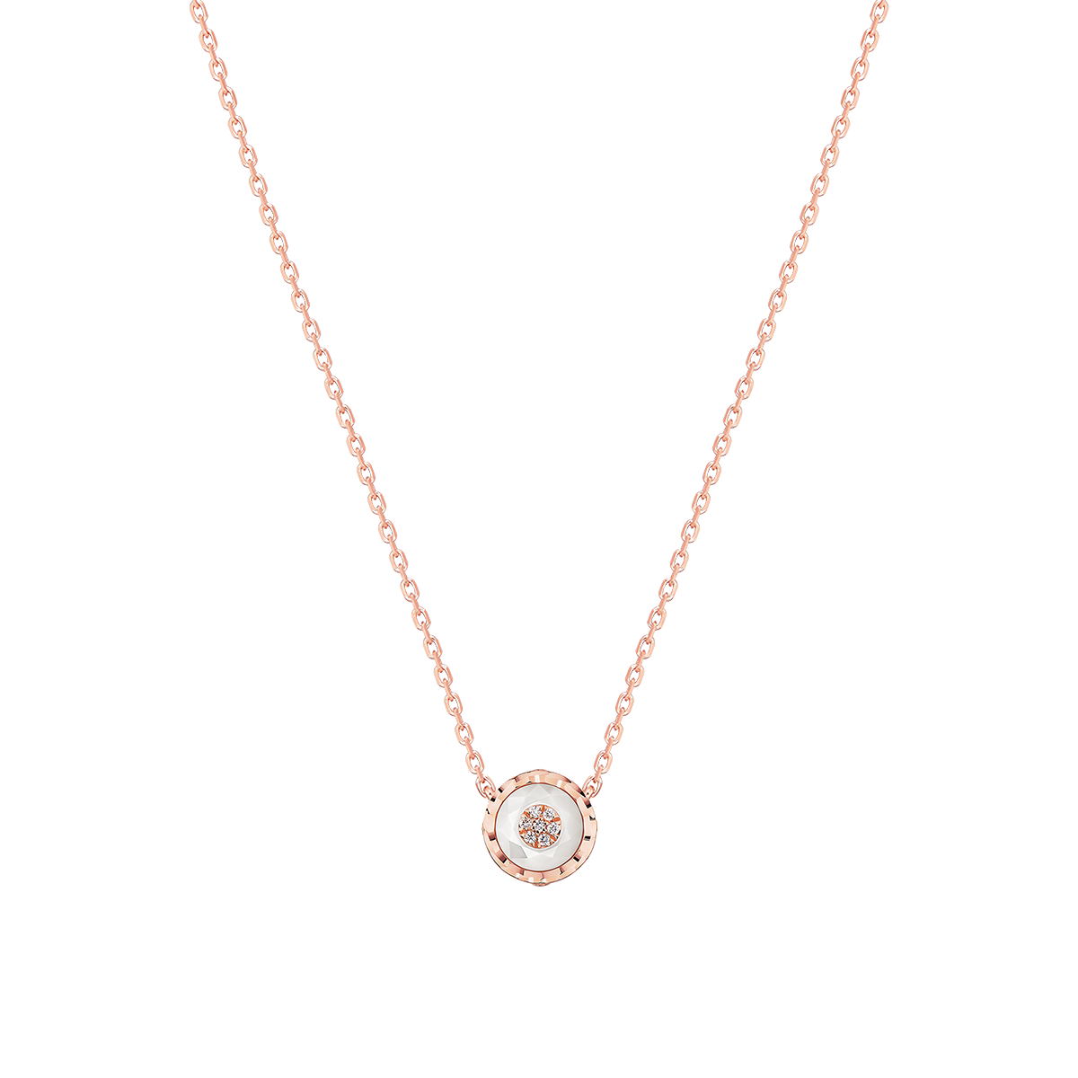 Korloff Je Play JJPP02 Collana Oro Rosa Diamanti Madreperla