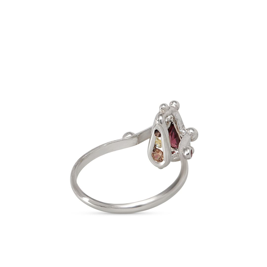 Giulia Iosco Aurora Borealis Rainbow anello rainbow