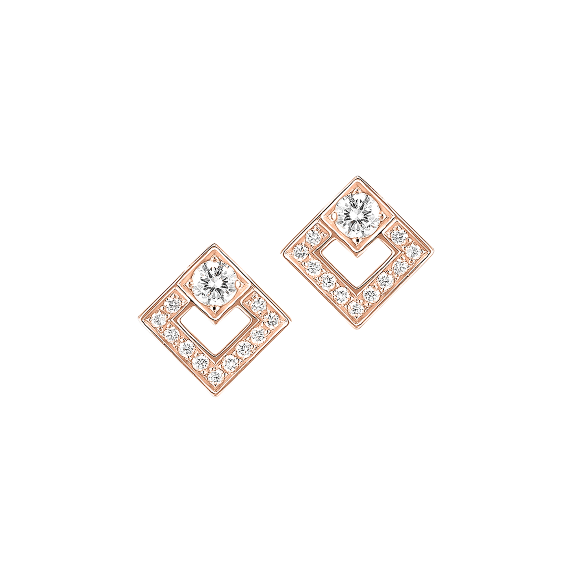Korloff Eclat Orecchini oro rosa diamanti donna