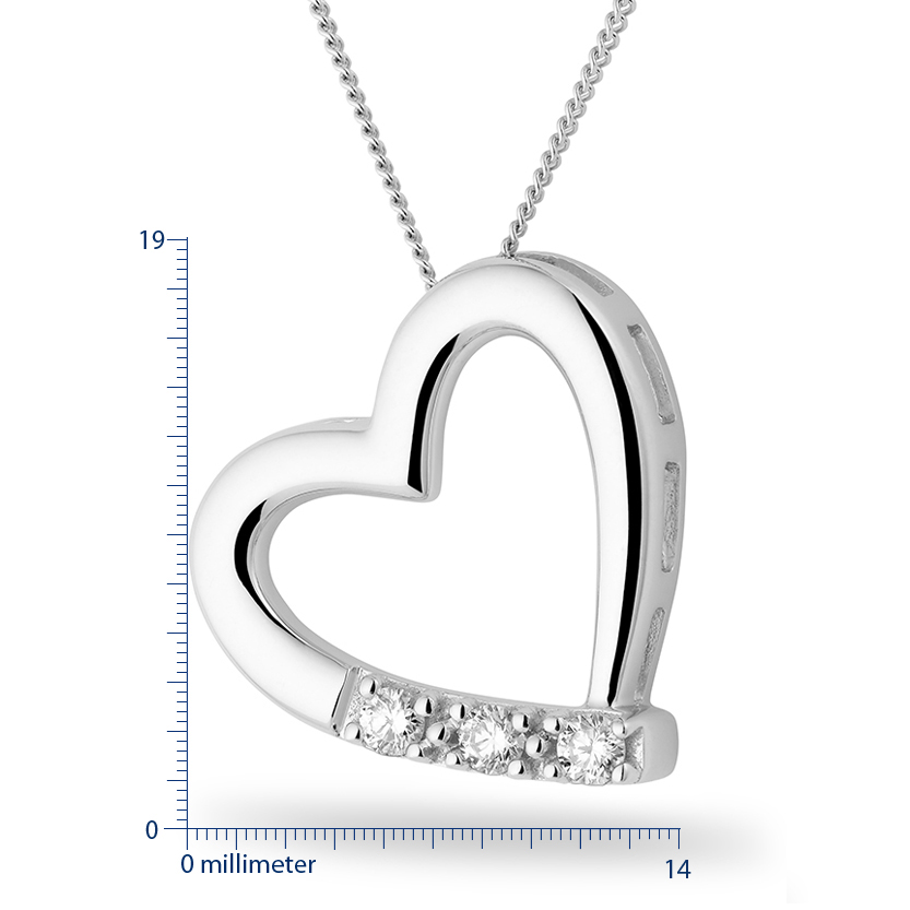 Miore Necklace Collana Oro Bianco 14Kt 585
