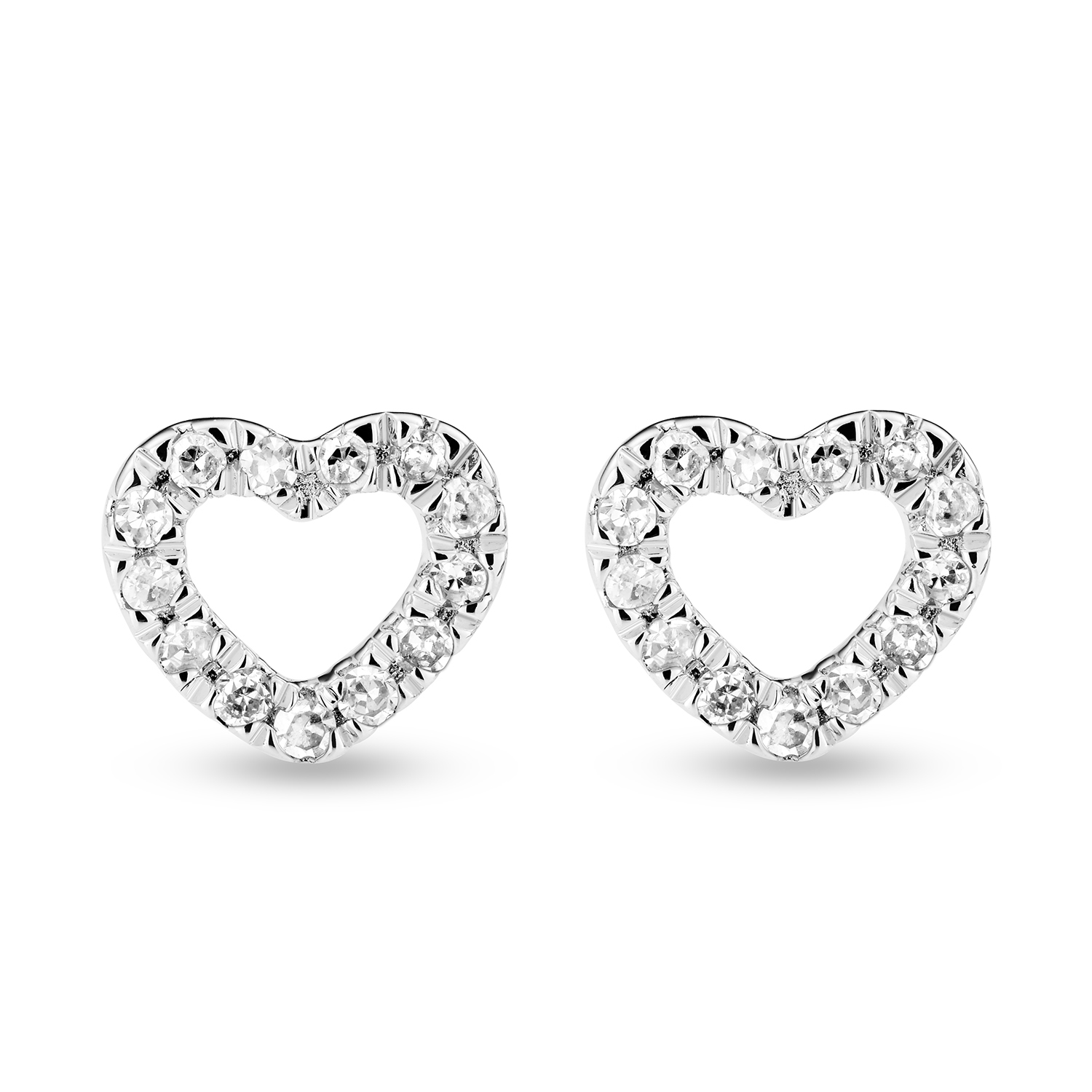 Miore Earrings Orecchini Oro Bianco 18Kt