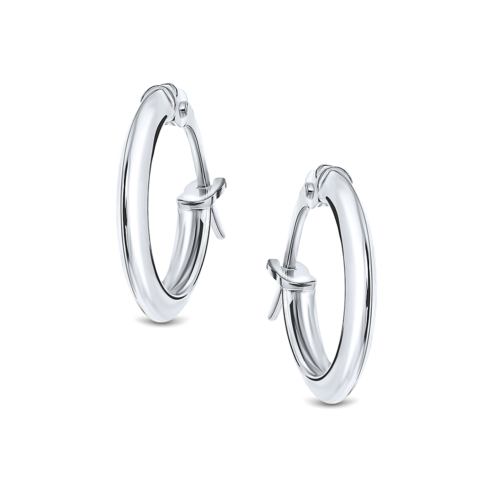 Miore Orecchini Oro Bianco 18KT 750