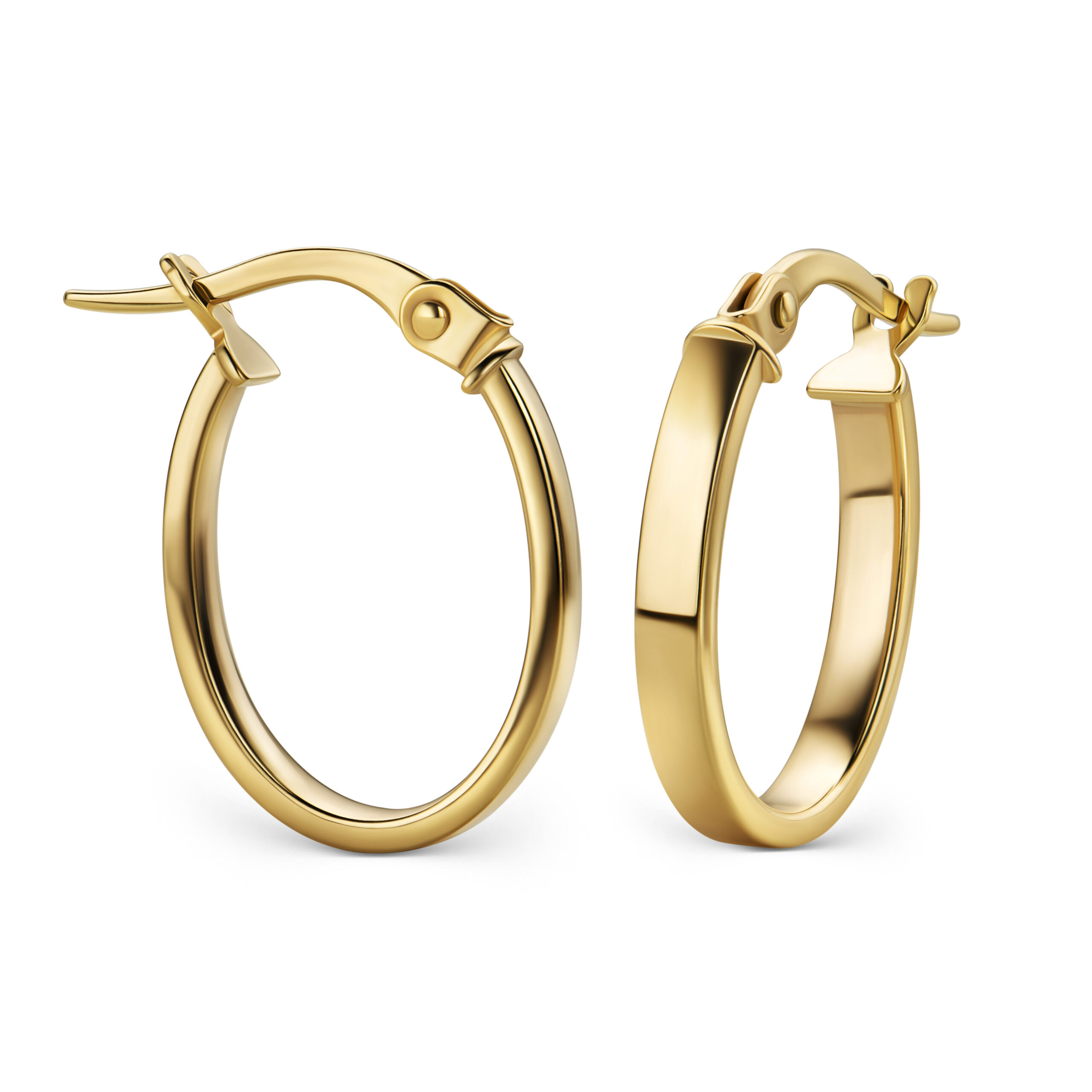 Miore Orecchini Oro Giallo 9Kt Classici Donna