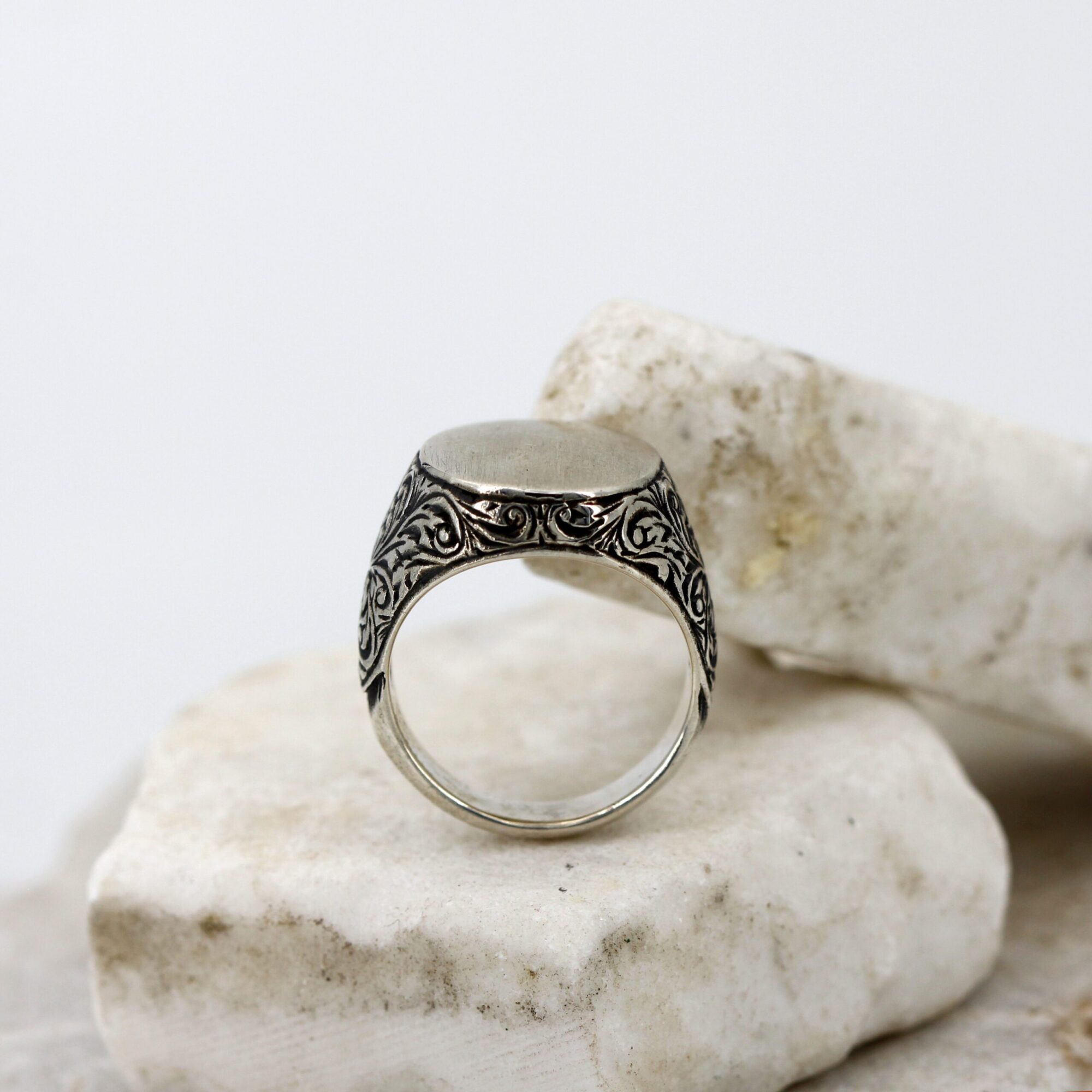 Anna Gioielli Collezione Uomo anello uomo argento 925 floreale