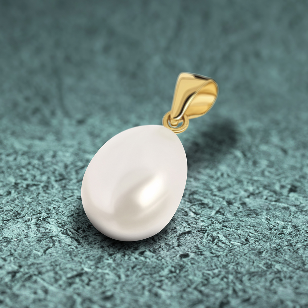Miore Pendant ciondolo oro giallo 18kt perla acqua dolce
