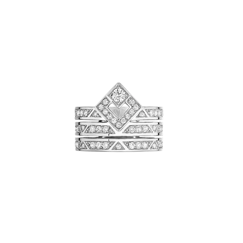 Korloff Éclat JL-JER06-WG/D anello oro bianco diamanti
