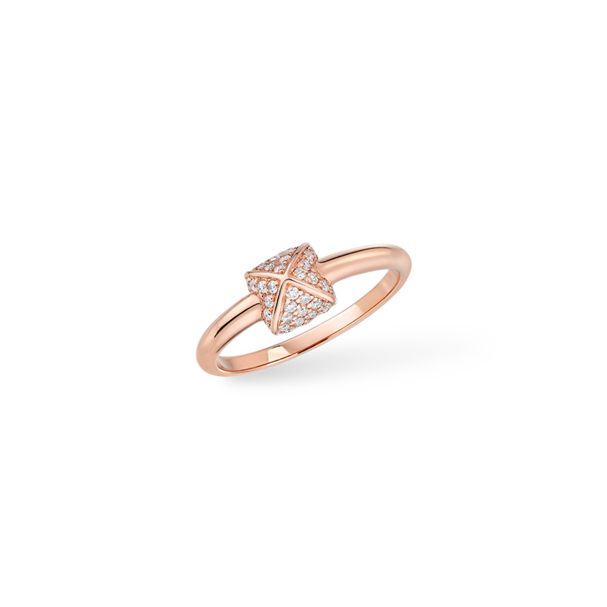 Korloff Korlove JL-JKVR01-PG/D anello oro rosa 1 cuore diamanti