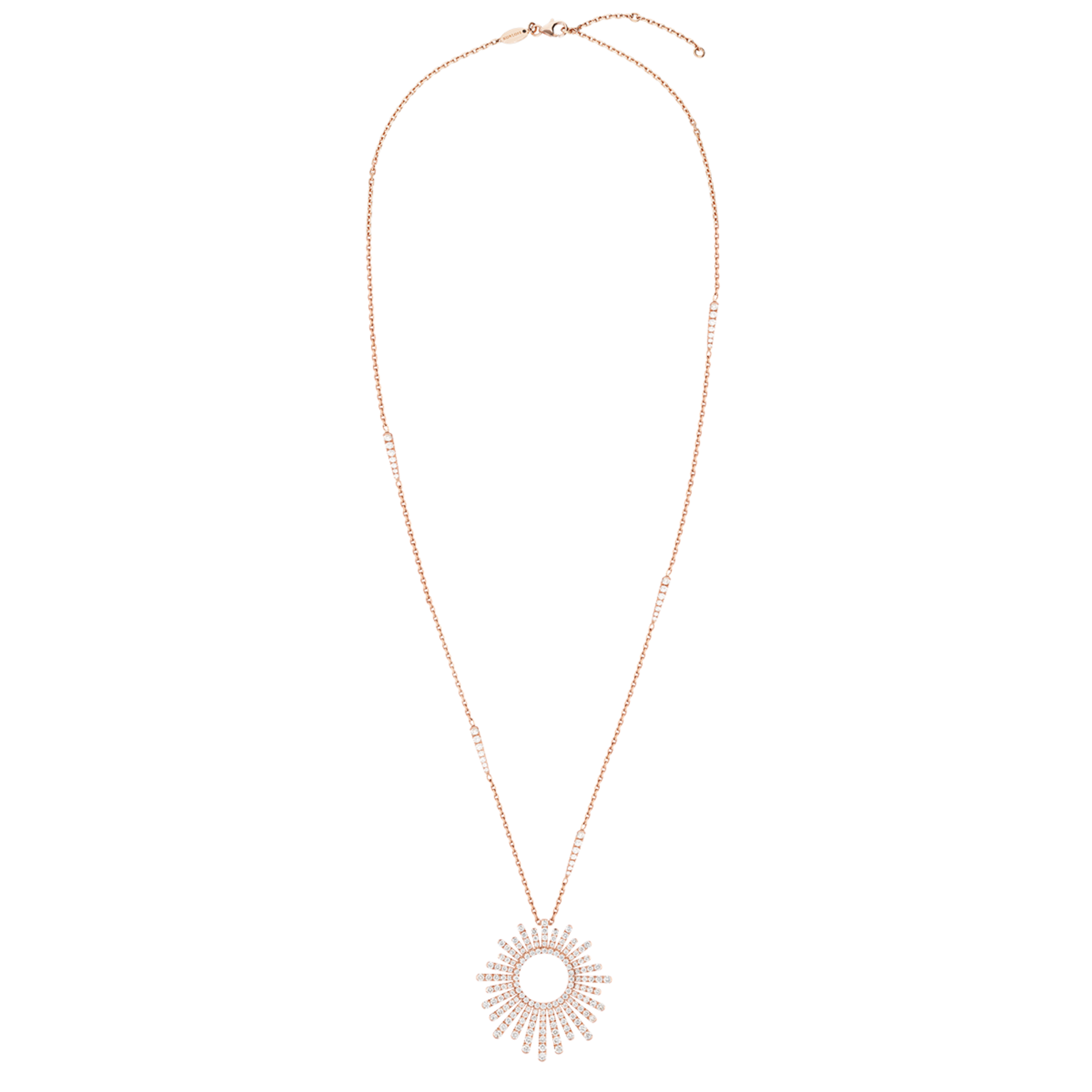 Korloff Divine Fougue JDFP02 collana oro rosa diamanti