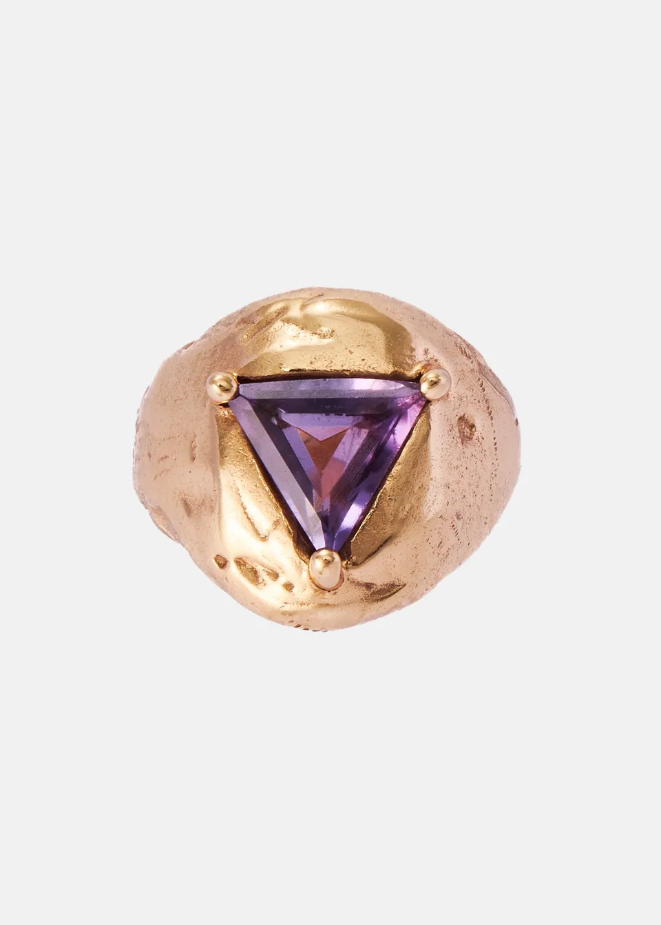 Voodoo Jewels Bold Shapes Acapulco anello ametista oro