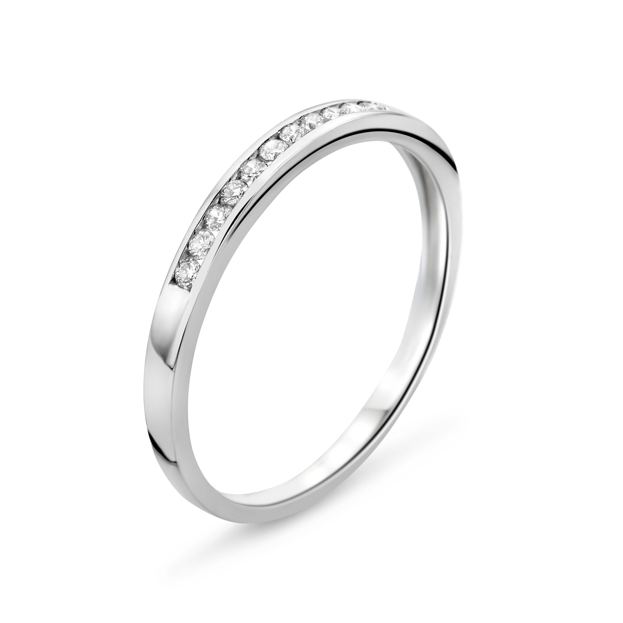 Miore Ring anello oro bianco 9KT 375
