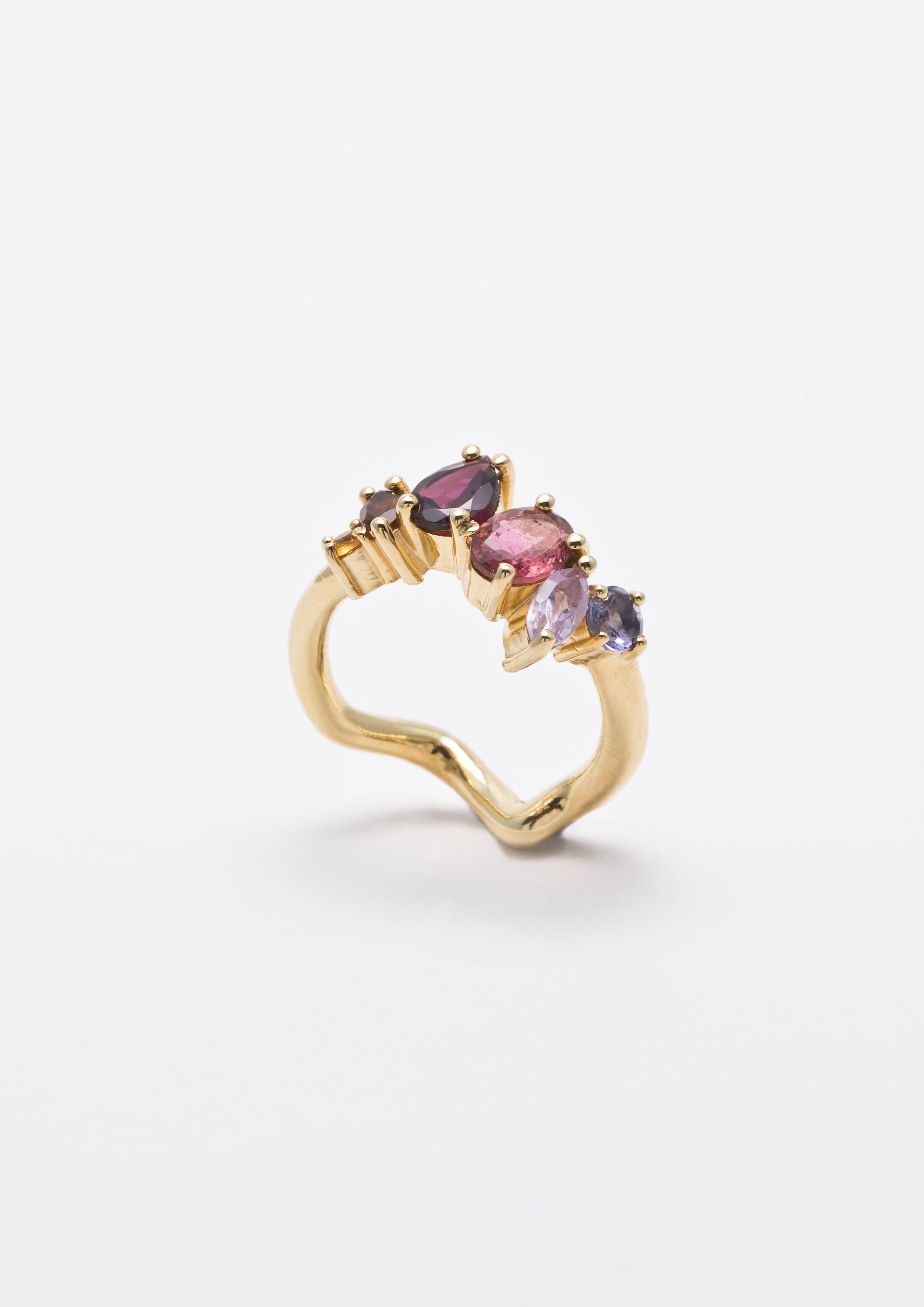 Voodoo Jewels Bold Shapes Shri anello tormaline M