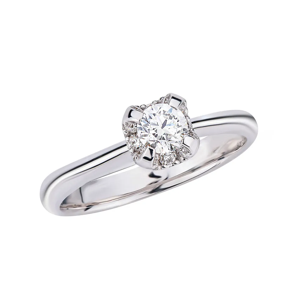 Polello Sphere anello oro donna design sferico