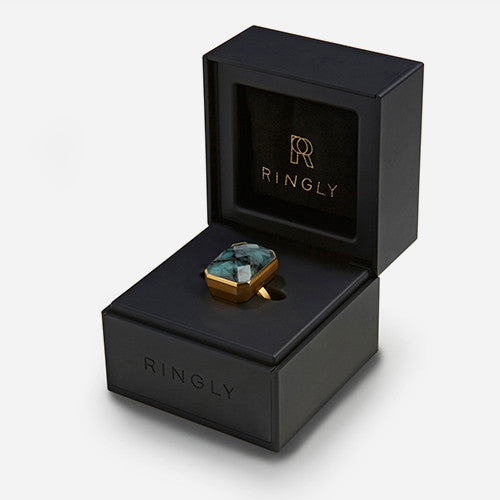 Ringly Luxe Into The Woods anello smart 6 smeraldo