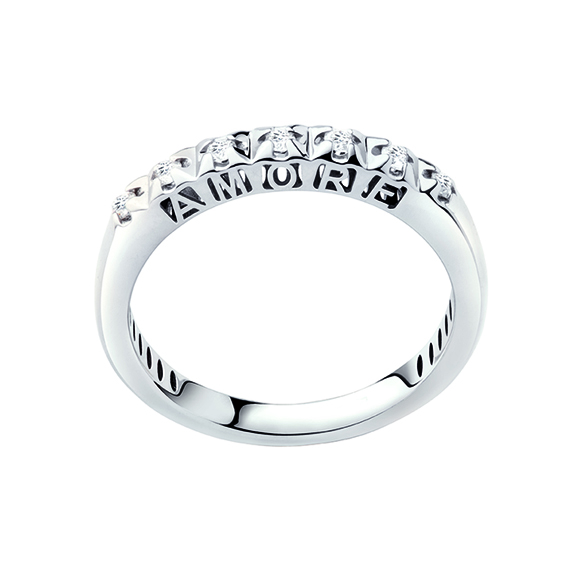 Polello Amore Anello in oro giallo donna