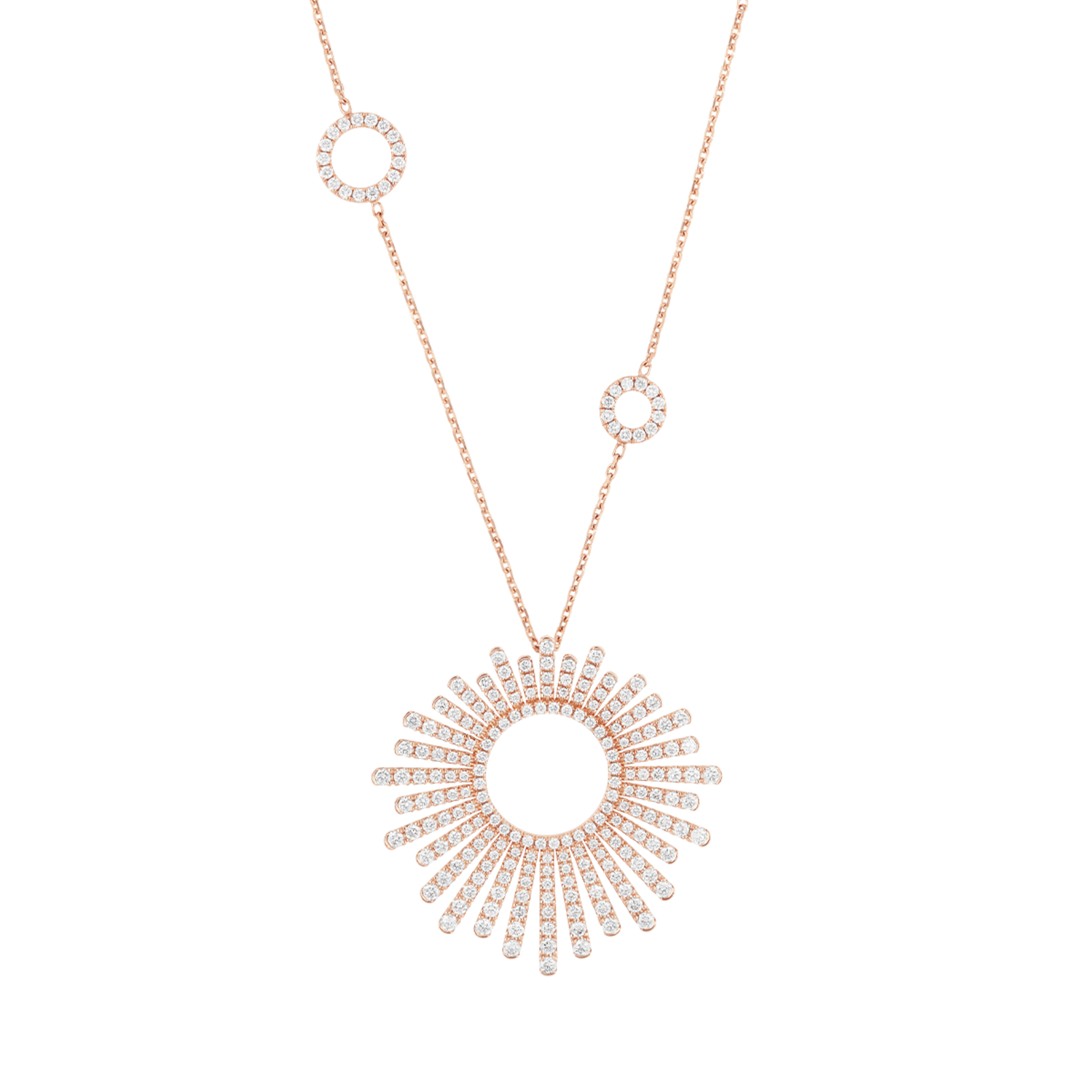 Korloff Divine Fougue JL-JDFP04 collana oro rosa diamanti