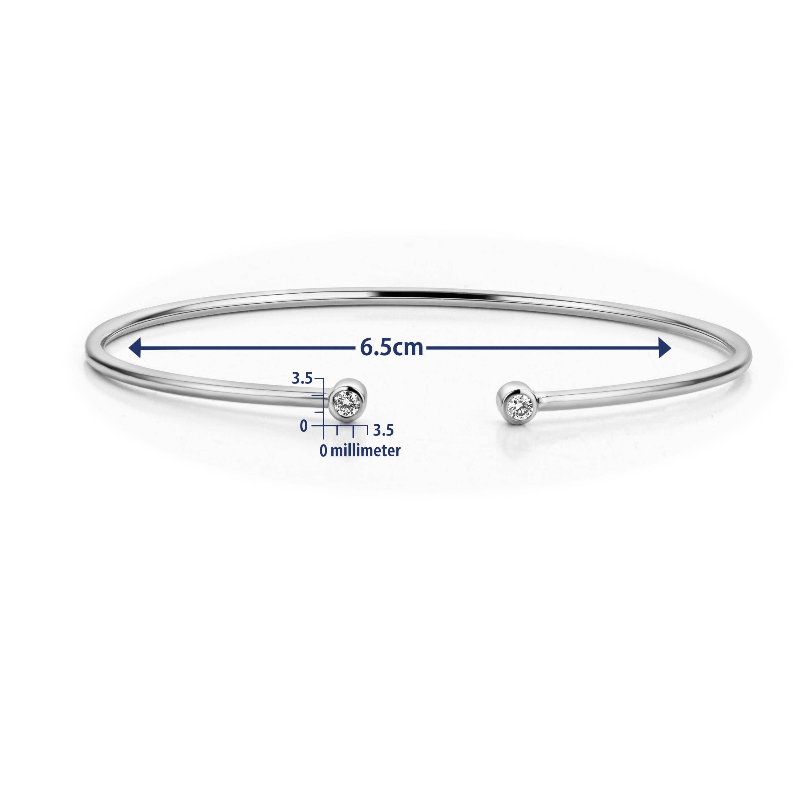 Miore Bracelet Bracciale Oro Bianco 9KT 375