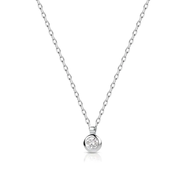 Miore Necklace collana oro bianco 9kt 375
