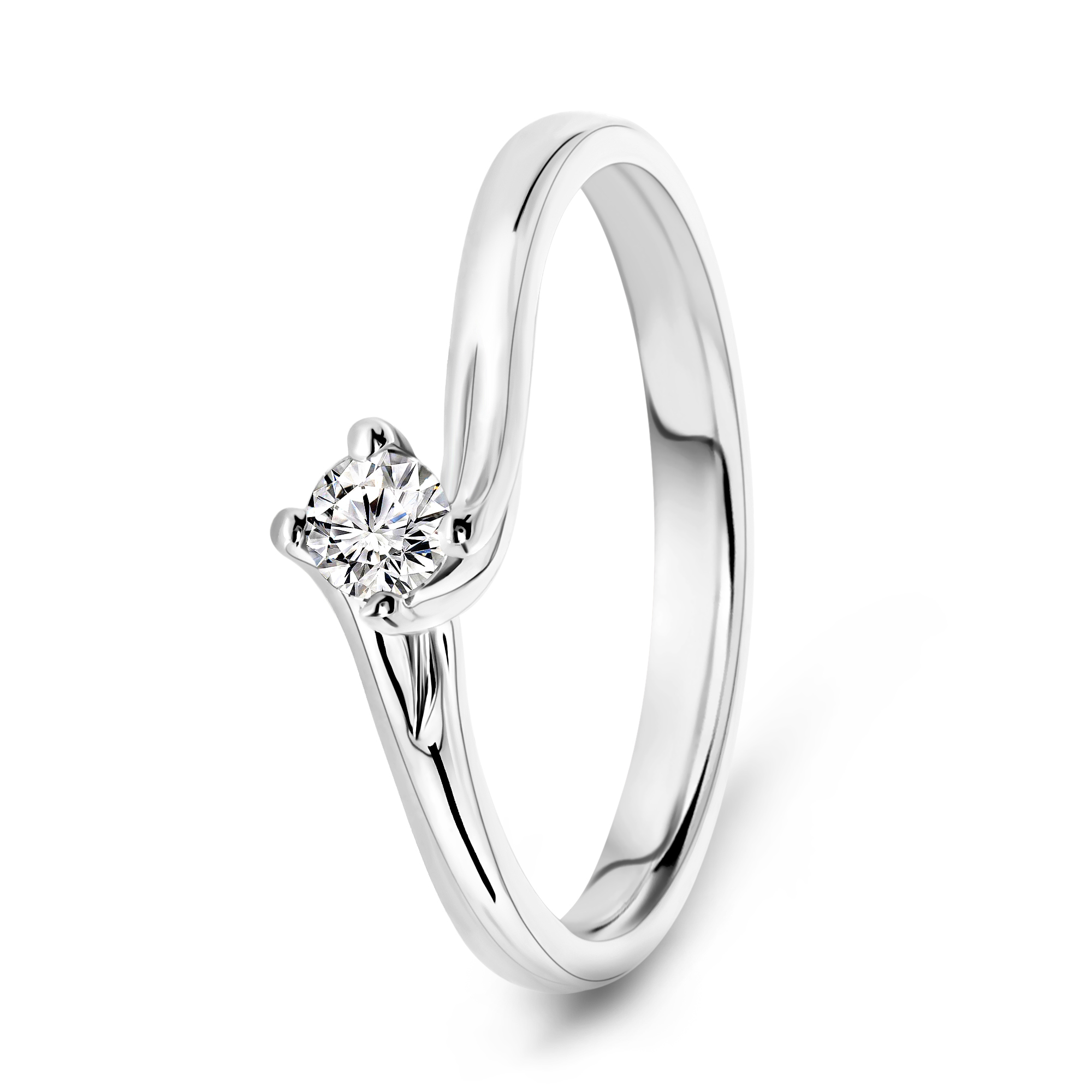 Miore Ring anello oro bianco 18kt 750