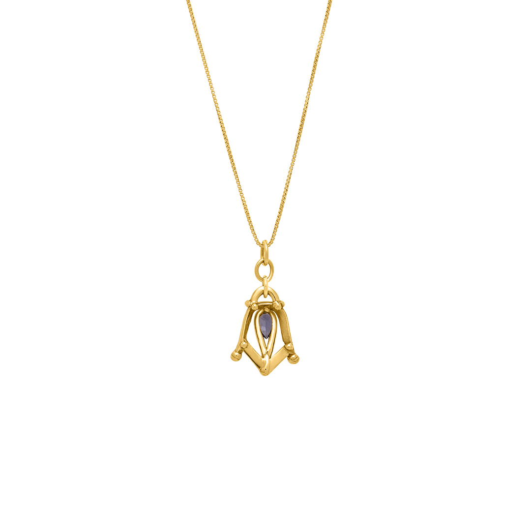 Giulia Iosco Aurora Borealis Drop collana oro