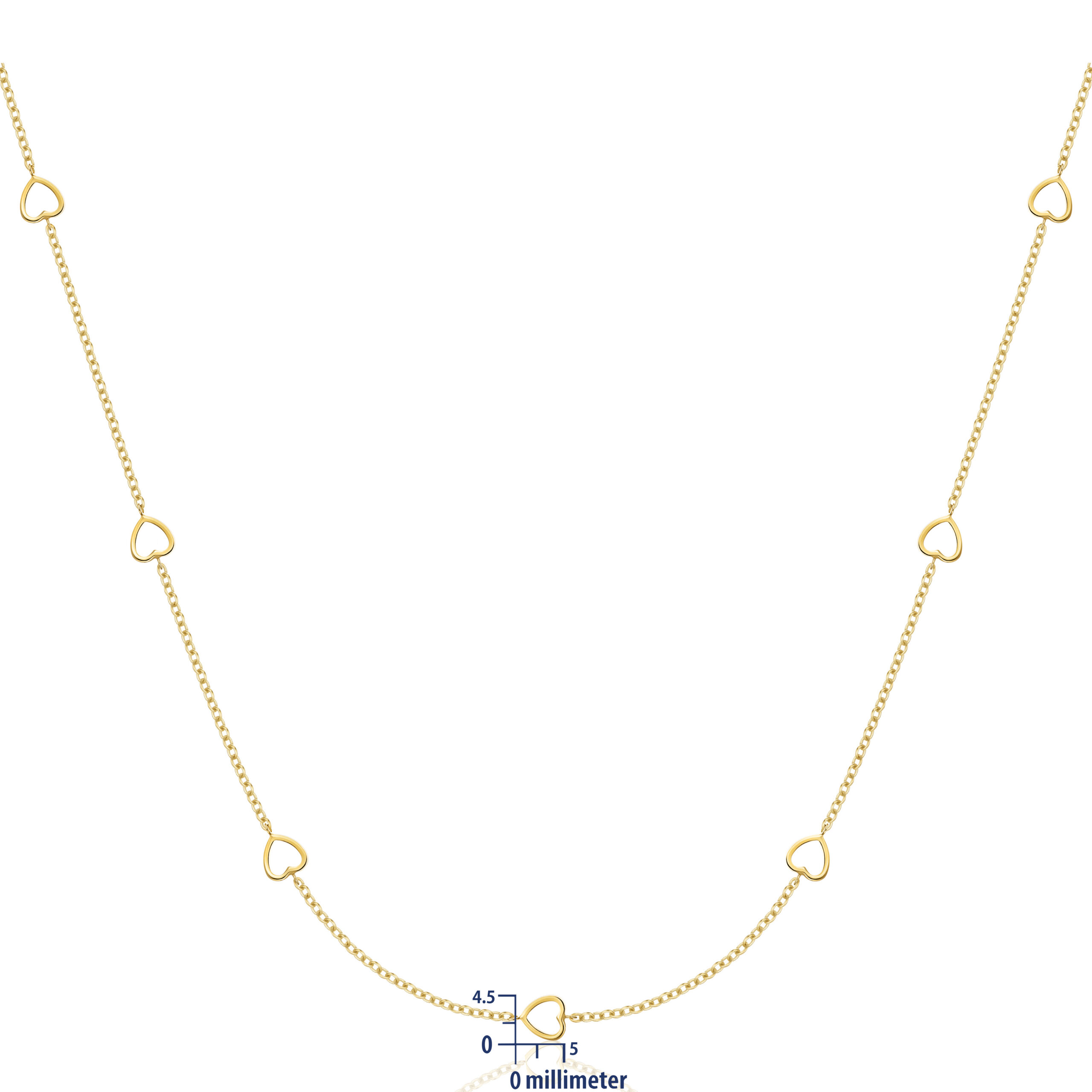 Miore Collana oro giallo 9kt 375