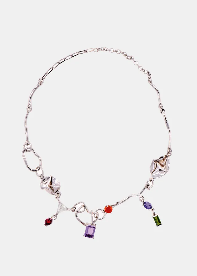 Voodoo Jewels Bold Shapes Arteaga collana argento pietre