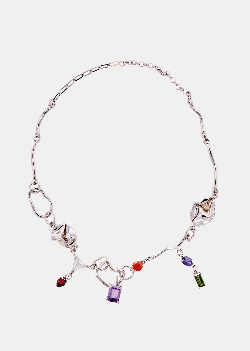 Voodoo Jewels Bold Shapes Arteaga collana argento pietre