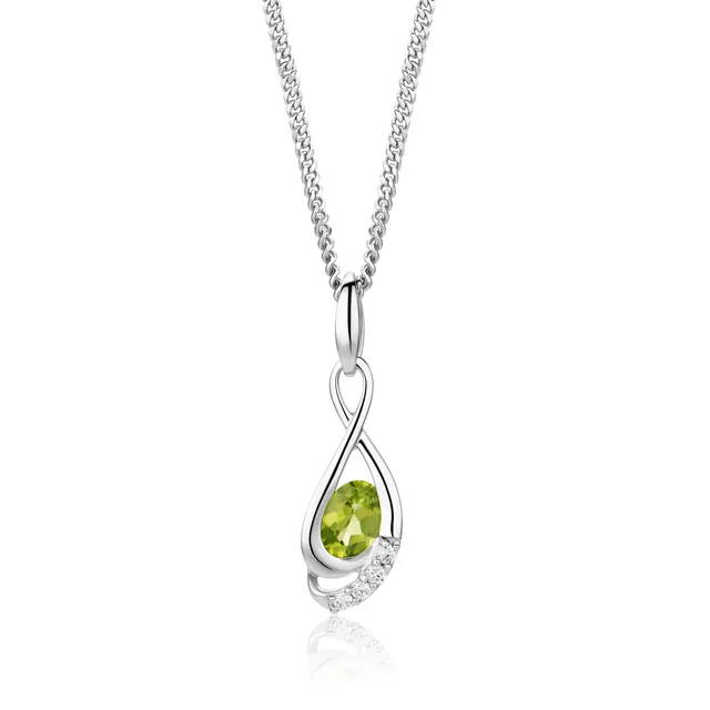 MIORE Collana argento 925 peridoto donna