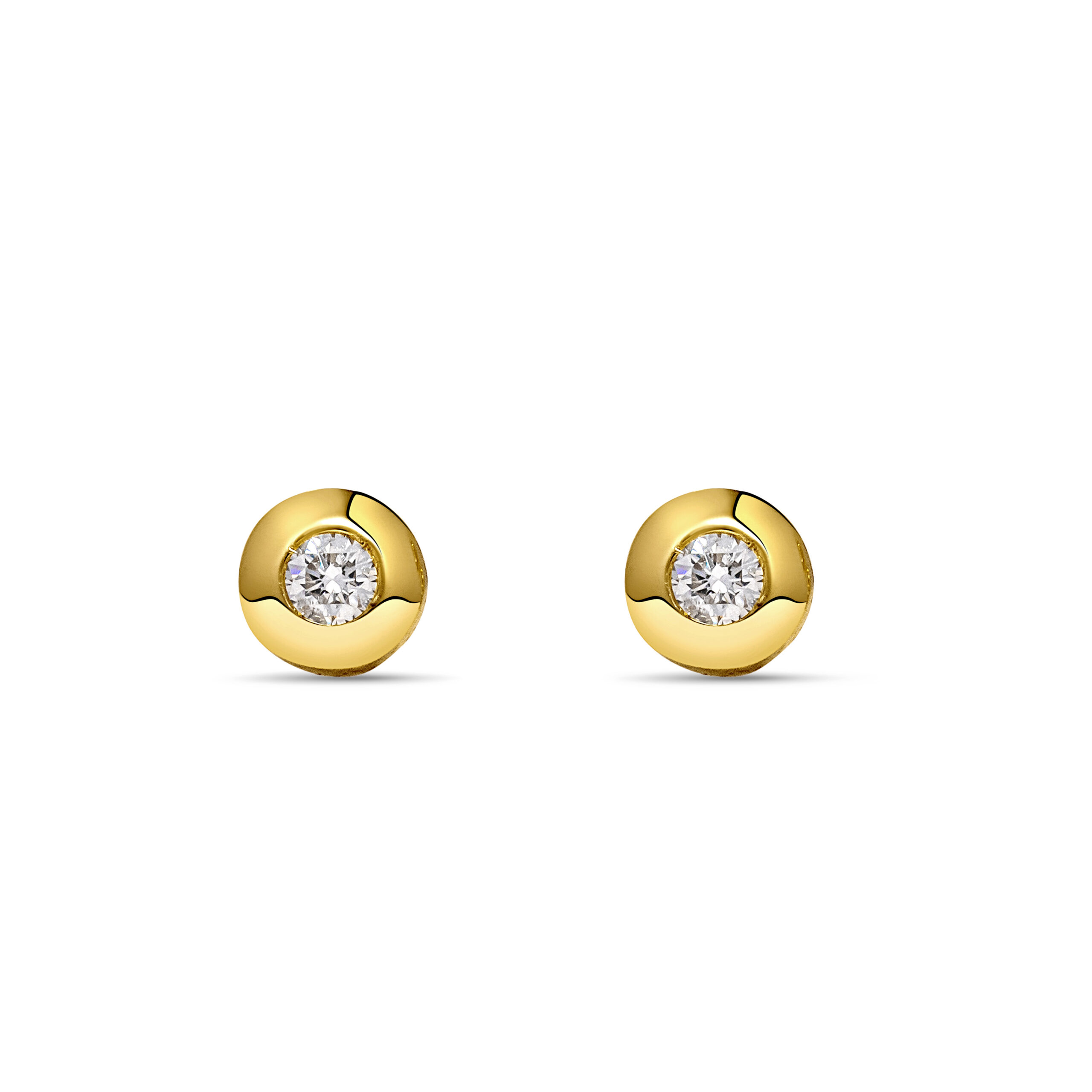 Miore Orecchini Oro Giallo 14 Kt 585