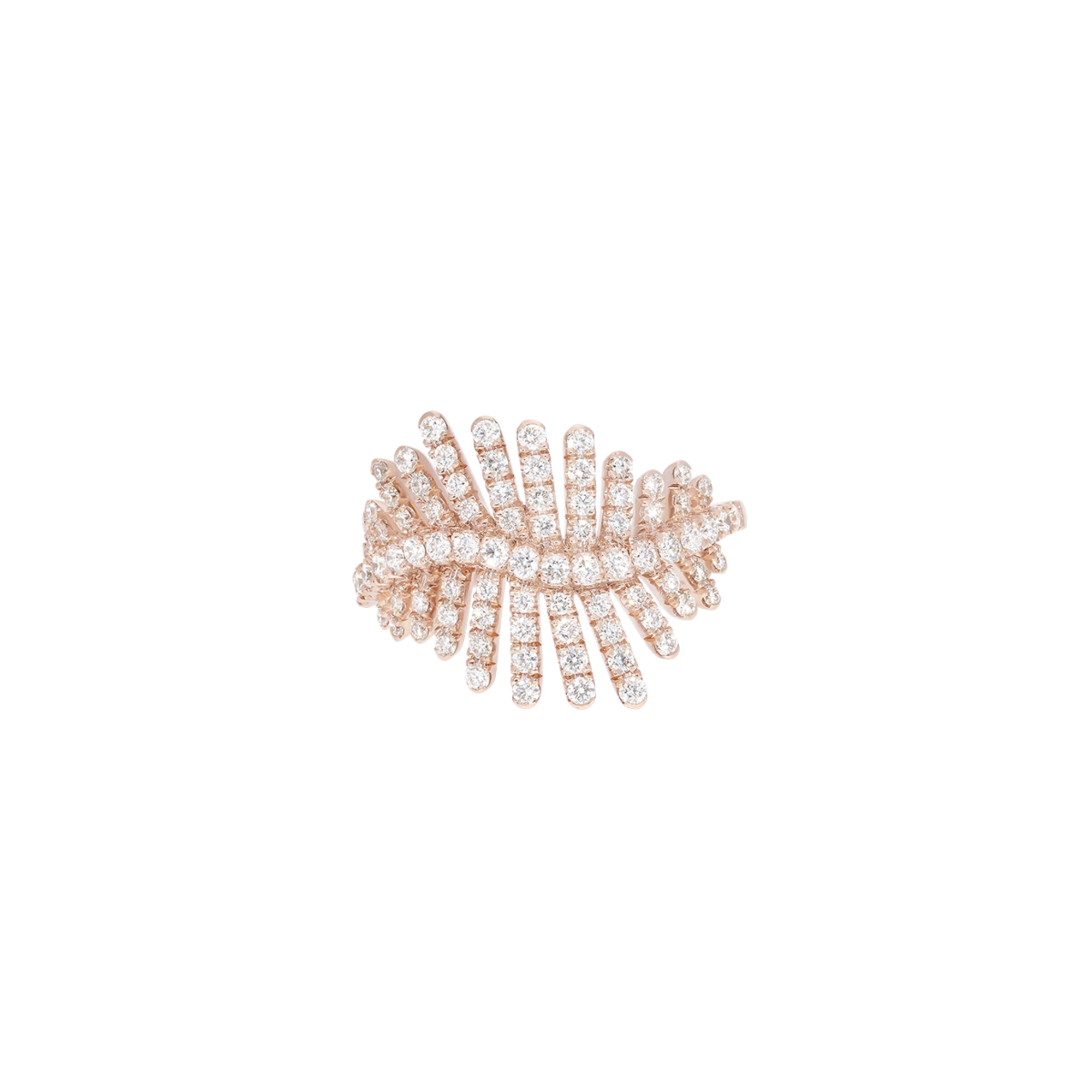 Korloff Divine Fougue JDFR06 anello oro rosa diamanti