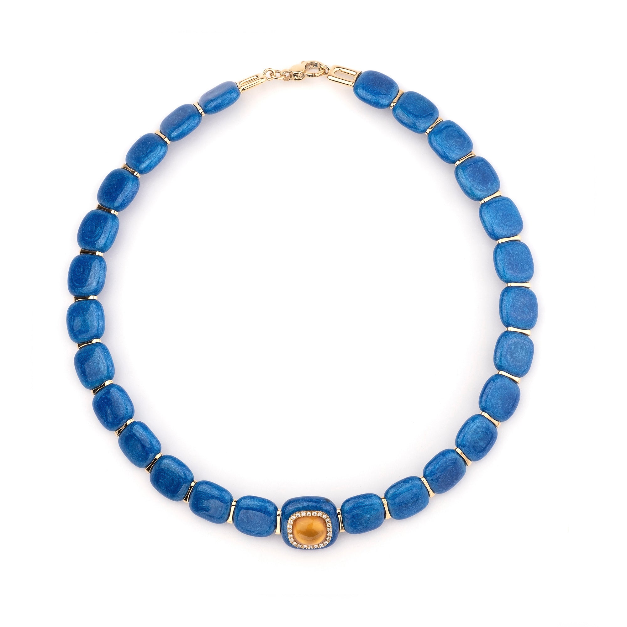 Noi Gioielli Firenze 1873 Mistica choker oro giallo citrino 40cm
