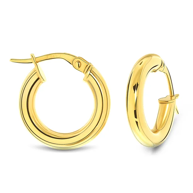 Miore Earrings Orecchini Oro Giallo 14KT Classici