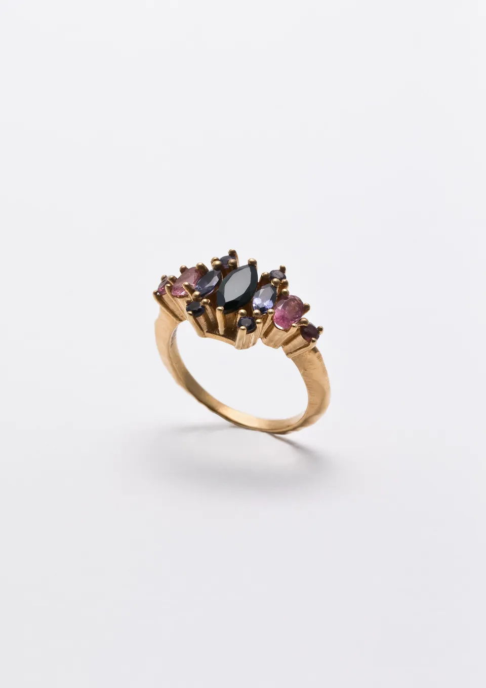 Voodoo Jewels Bold Shapes Kamala anello tormaline tanzaniti