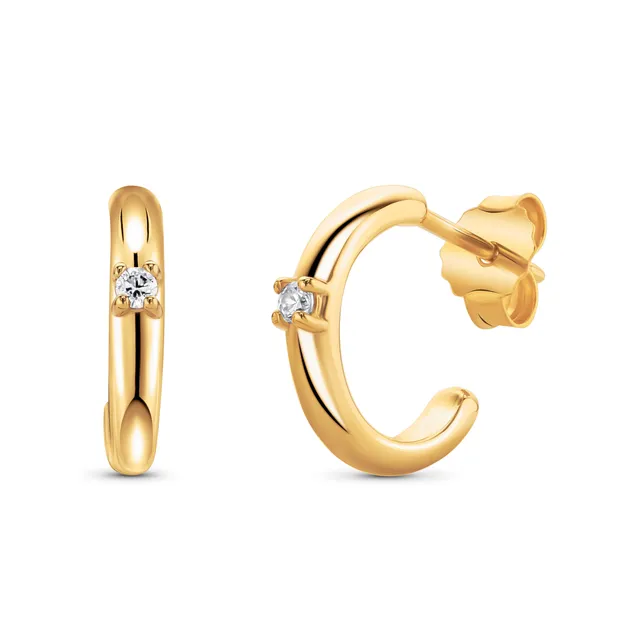 Miore Earrings orecchini argento 925 zirconia placcati oro
