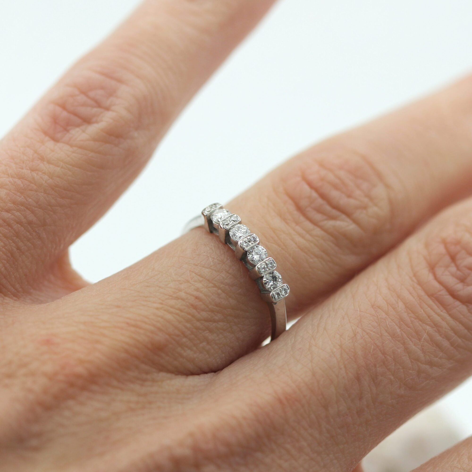Anna Gioielli Gioielli Classici Anello Traversine Oro Diamanti