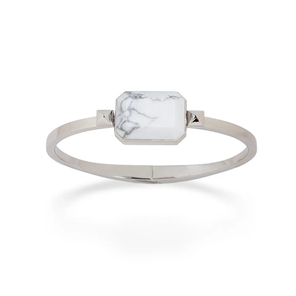 Ringly Luxe Joyride Bracciale Smart Howlite S/M Acciaio