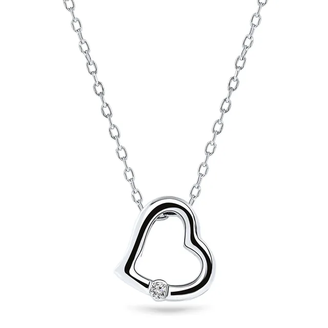 Miore Necklace Collana in Oro Bianco 9 Kt 375