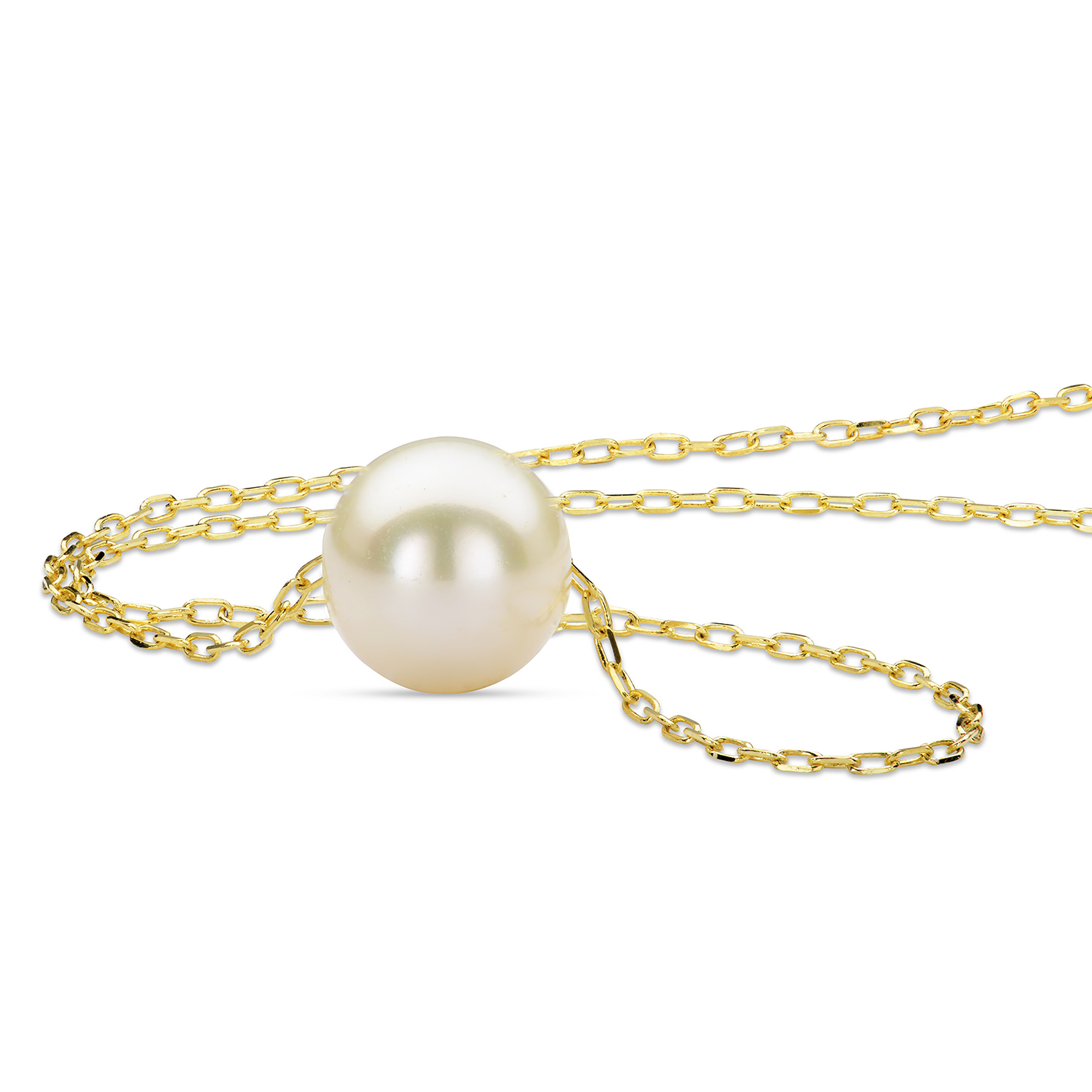 Miore Necklace Collana Oro Giallo 14KT Perla Acqua Dolce