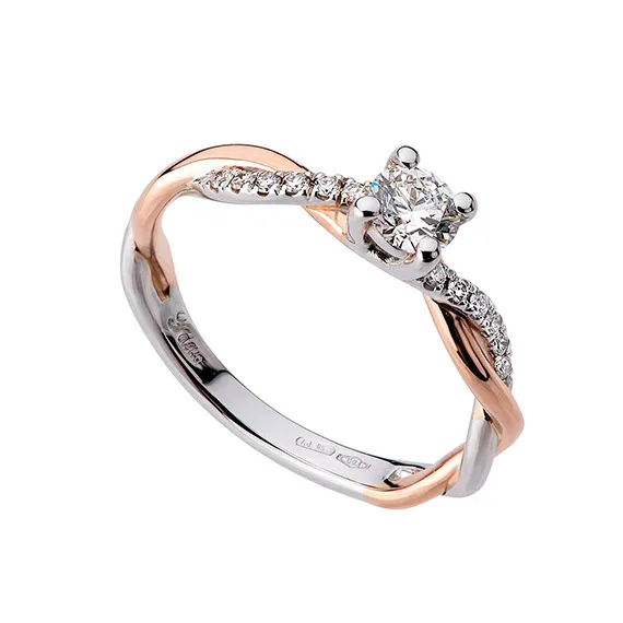 Polello Si Lo Voglio Anello Solitario Oro Diamante