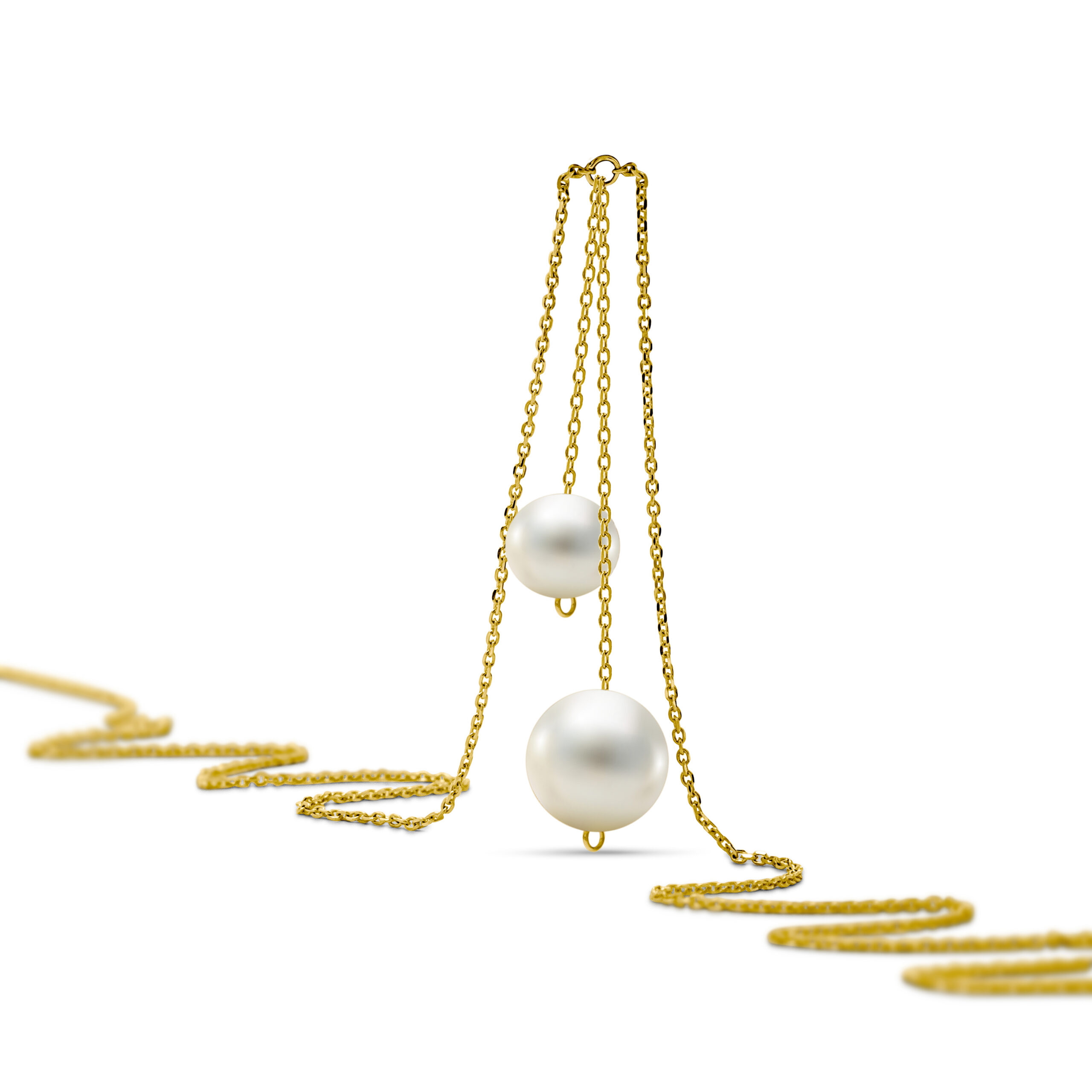 Miore Necklace collana oro giallo 14KT perla