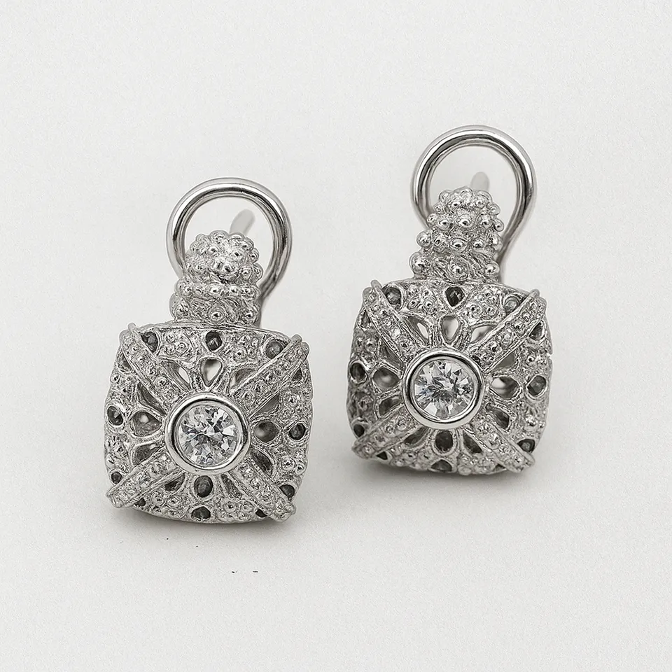 Anna Gioielli Prestige Orecchini Oro 18Kt Diamanti 0.74 Ct